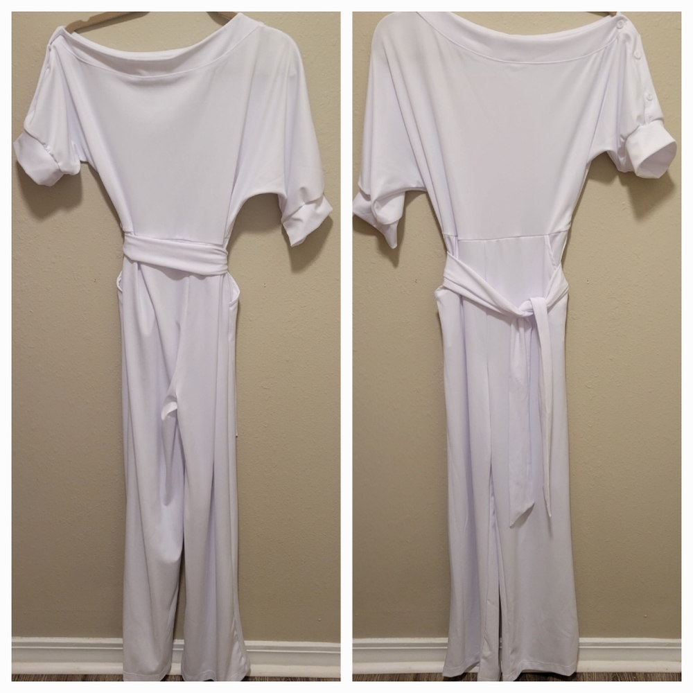 White jumpsuit